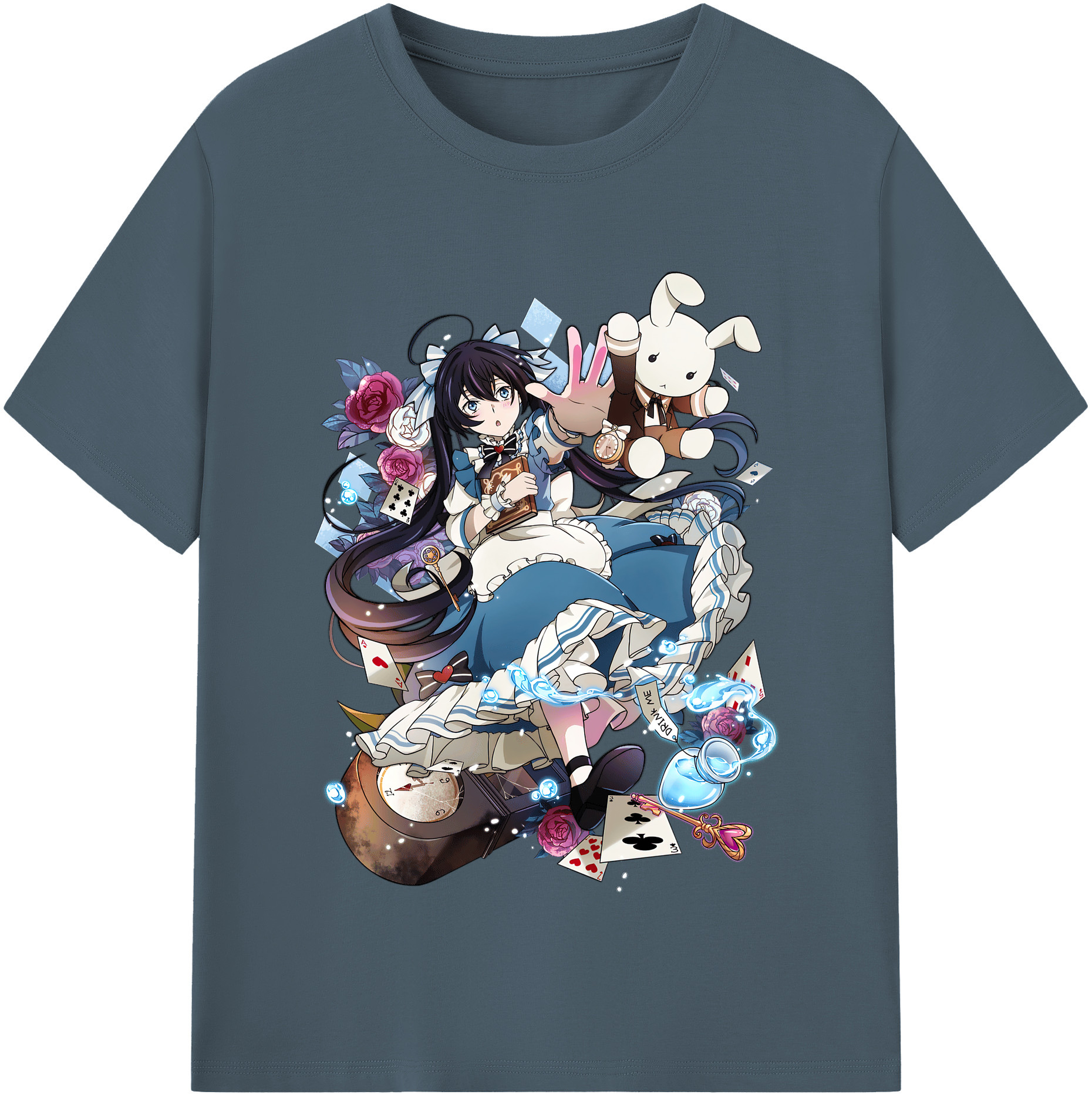 （画像用） 文豪ストレイドッグス Bungo Stray Dogs 綿100％半袖Tシャツ（フロントプリント）